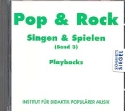 Pop und Rock - Singen und Spielen Band 3 CD mit Playbacks