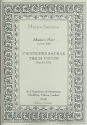 Cantiones sacrae trium vocum fr 3 Stimmen (Blockflten/Violinen/Gamben) 2 Partituren