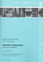 Rokoko-Variationen op.33 fr Violoncello, Flte, Oboe, Klarinette, Horn und Fagott Partitur und Stimmen