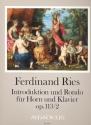 Introduktion und Rondo op.113,2 fr Horn und Klavier