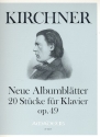 Neue Albumbltter 20 Stcke op.49 fr Klavier