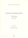 Te Deum op.22 fr 3 Chre, Orchester und Orgel Studienpartitur