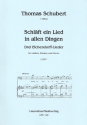 Schlft ein Lied in allen Dingen fr Gesang (mittel) und Klavier