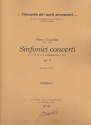 Sinfonici concerti op.9 vol.1-3 a 1-4 strumenti e Bc partitura e parti (Bc non realizzato)