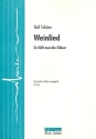 Weinlied fr gem Chor a cappella Partitur