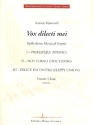 Vox dilecti mei fr Frauenchor a cappella Partitur (en)