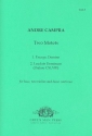 2 Motets for bass, 2 violins and bc score and parts