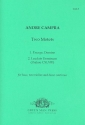 2 Motets for bass, 2 violins and bc score and parts