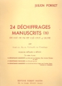 24 Dchiffrages Manuscrits pour trombone (basson,/violoncelle/contrebasse)