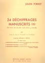 24 Dchiffrages Manuscrits pour trombone (basson,/violoncelle/contrebasse)