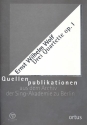 3 Quartette op.1 fr 2 Violinen, Viola und Bass Partitur und Stimmen