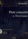 Flute Concerto e minor no.7 (+CD-Rom) flute and piano reduction and full score