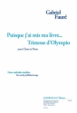 Puisque j'ai mis ma lvre   et Tristesse d'Olympio pour chant et piano