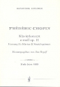 Konzert e-Moll Nr.1 op.11 fr Klavier und Orchester fr Klavier, 2 Violinen, Viola, Violoncello und Kontrabass Studienpartitur