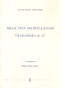 Glockenlieder op.22 4 Gedichte fr Singstimme und Orchester (Klavier) Studienpartitur (1907/1908)