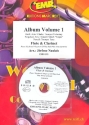 Album vol.1 (+CD) for flute and clarinet (piano/keyboard/organ ad lib) 2 scores