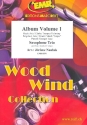Album vol.1 for 3 saxophones and piano (keyboard/organ) (percussion ad lib) 2 scores