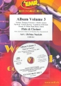 Album vol.3 (+CD) for flute and clarinet (piano/keyboard/organ ad lib) 2 scores