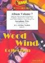 Album vol.7 for 3 saxophones and piano (keyboard/organ) (percussion ad lib) 2 scores