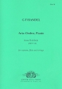 Ombre Piante HWV19 for soprano , flute 2 violins, viola and basso score and parts