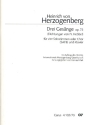 3 Gesnge op.73 fr gem Chor und Klavier Partitur