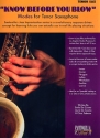 Know before You blow - Modes (+CD): for wind ensemble tenor saxophone