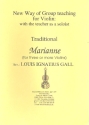 Marianne: for 3 violins (ensemble) score and parts