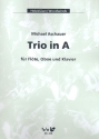 Trio in A fr Flte, Oboe und Klavier Partitur und Stimmen