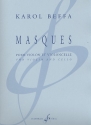Masques pour violon et violoncelle 2 partitions