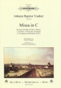 Missa C-Dur fr Soli, gem Chor und Instrumente Partitur