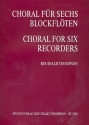 Choral fr 6 Blockflten (SSATTB) Spielpartitur
