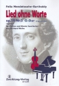 Lied ohne Worte G-Dur op.19,3 fr Violine und Klavier