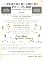 Stimmungslieder-Potpourri  fr Spielmannszug Partitur und Stimmen