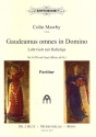 Gaudeamus omnes in Domino fr gem Chor und Orgel (Blser ad lib) Partitur