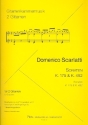 Sonaten K175 und K492 fr 2 Gitarren Partitur und Stimme