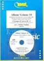 Album vol.10 (+CD) for 2 trumpets (cornets) (piano/keyboard/organ ad lib) score and parts