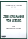 10 Epigramme von Lessing op.56 fr mittlere Stimme und Klavier