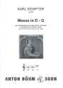 Messe in D - G op.96  fr gem Chor (SAM) und Orgel (2 Violinen und 2 Hrner ad lib) Partitur
