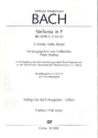 Sinfonia F-Dur BRWFBC2/FK67 fr 2 Violinen, Viola und Bc Partitur (Bc nicht ausgesetzt)
