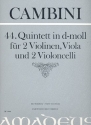 Quintett d-Moll Nr.44 für 2 Violinen, Viola und 2 Violoncelli Partitur und Stimmen