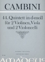 Quintett d-Moll Nr.44 fr 2 Violinen, Viola und 2 Violoncelli Partitur und Stimmen