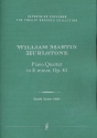 Quartet in e Minor op.43 for violin, viola, violoncello and piano study score