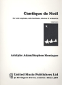 Cantique de Noel for soprano, baritone, mixed chorus and orchestra vocal score