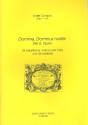 Domine Dominus noster für Gesang, Violine /Flöte) und Bc Partitur und Violinstimme