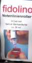 Fidolino Notenlinien-Rollstempel m4 Set (Stempel + 25ml Farbe schwarz)