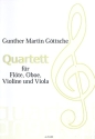 Quartett op.76 fr Flte, Oboe, Violine und Viola Partitur und Stimmen