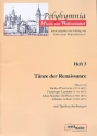 Tnze der Renaissance fr 5 Instrumente Partitur mit Tanzbeschreibungen
