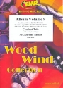 Album vol.9 for 3 clarinets and piano (keyboard/organ) (percussion ad lib) score and parts