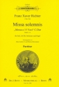 Missa solemnis C-Dur fr Soli, gem Chor, Orchester und Orgel Partitur