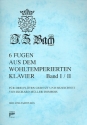 6 Fugen aus dem Wohltemperierten Klavier fr 3 Flten 3 Spielpartituren